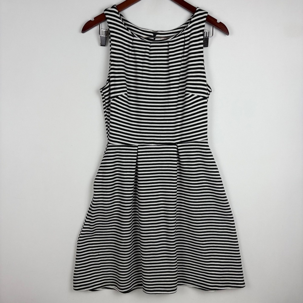 Merona Skater Dress Striped Fit & Flare Sleeveless